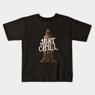 Grim Reaper Just Chill Kids T-Shirt